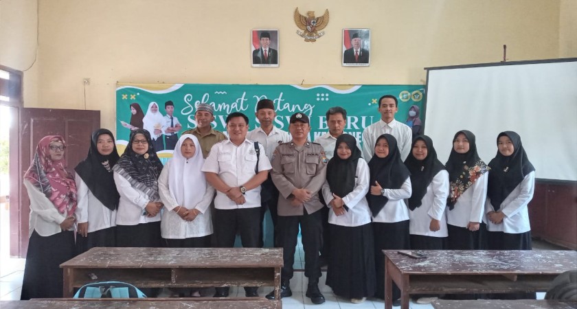 Masa taaruf siswa madrasah (MTSAMA) tahun 2022 di MTs Maftahul Huda